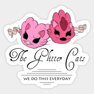 The Glitter Cats Theater Logo Sticker